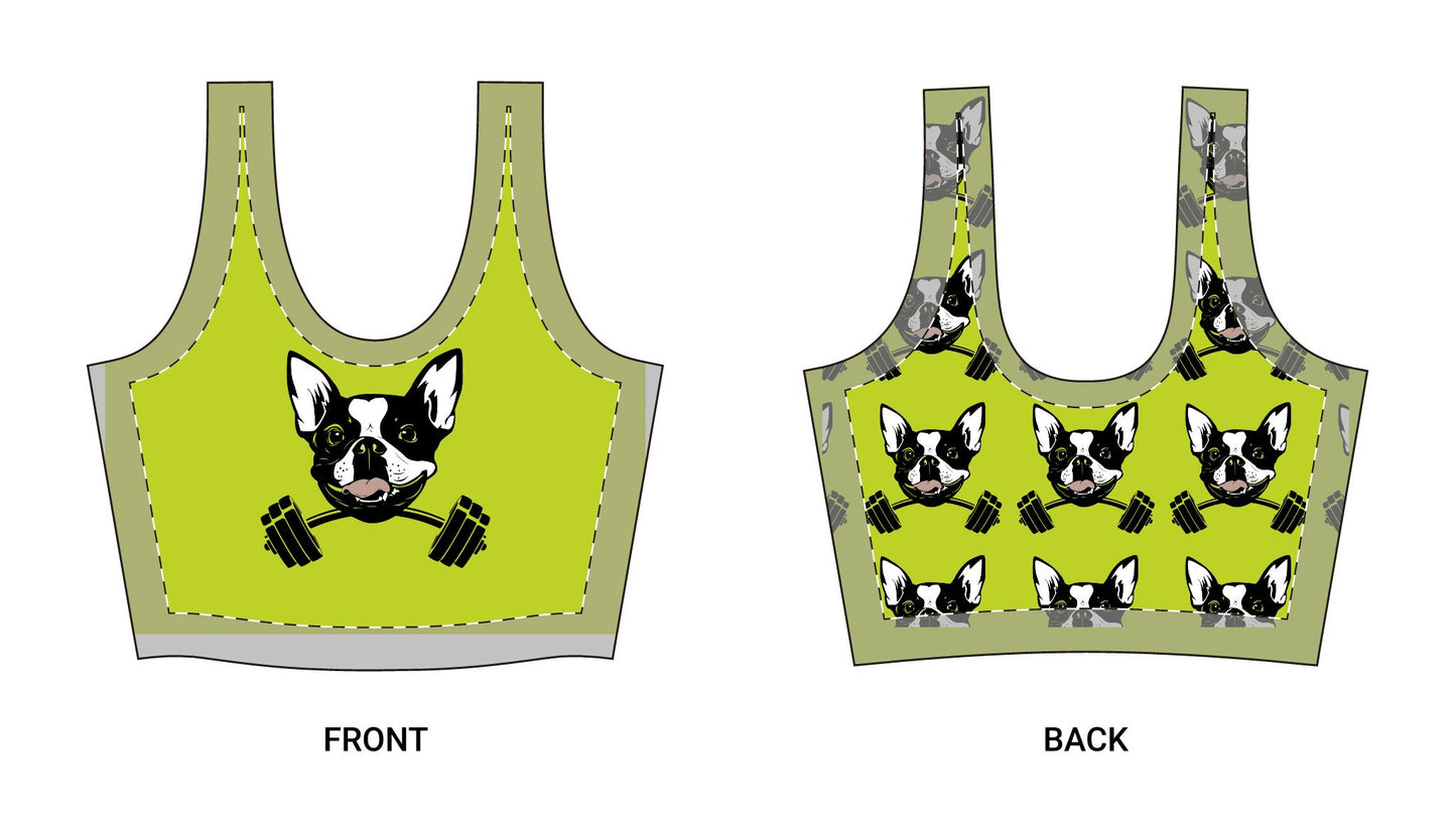 Volt Polyester Sports Bra (AOP)