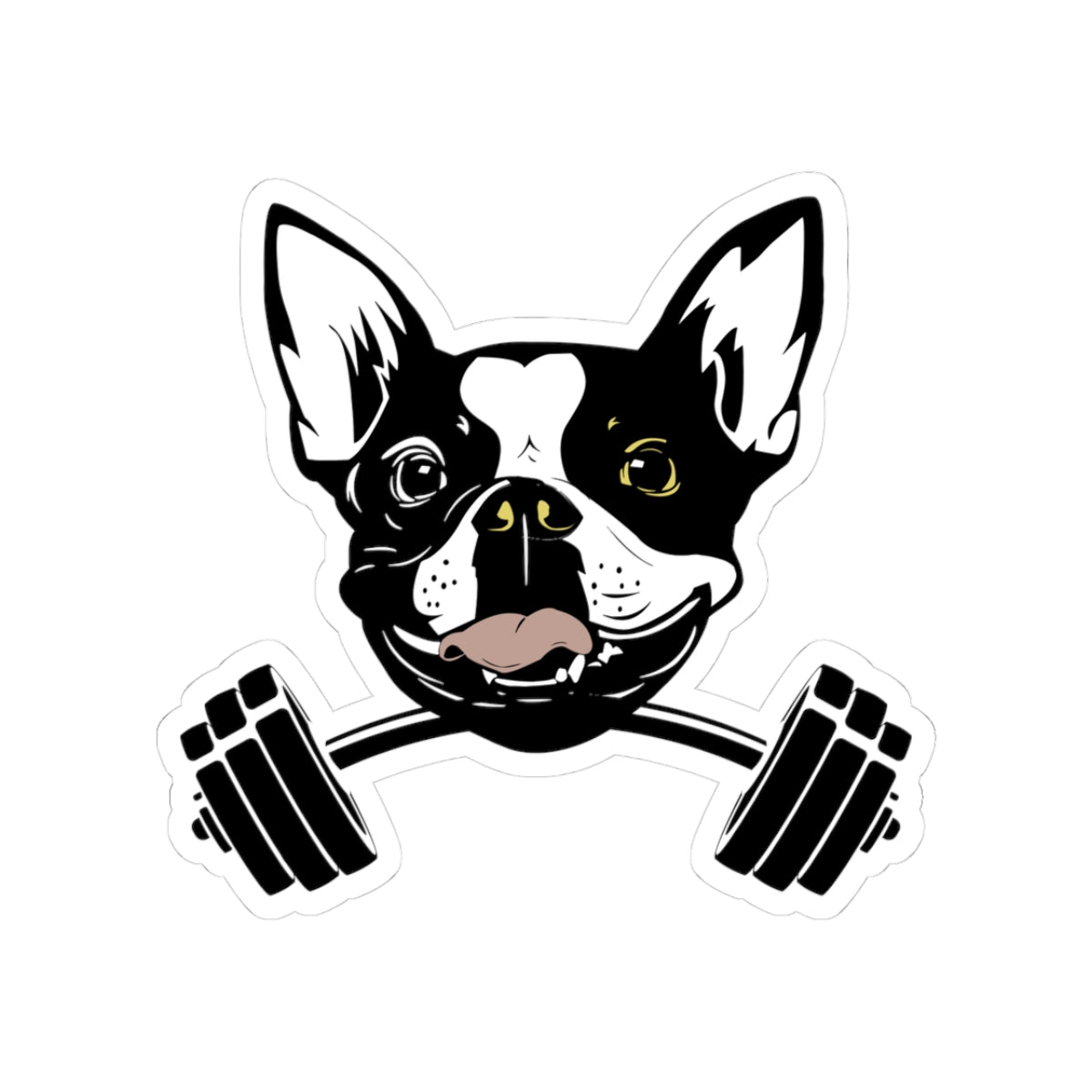 Finn Barbell Kiss-Cut Stickers