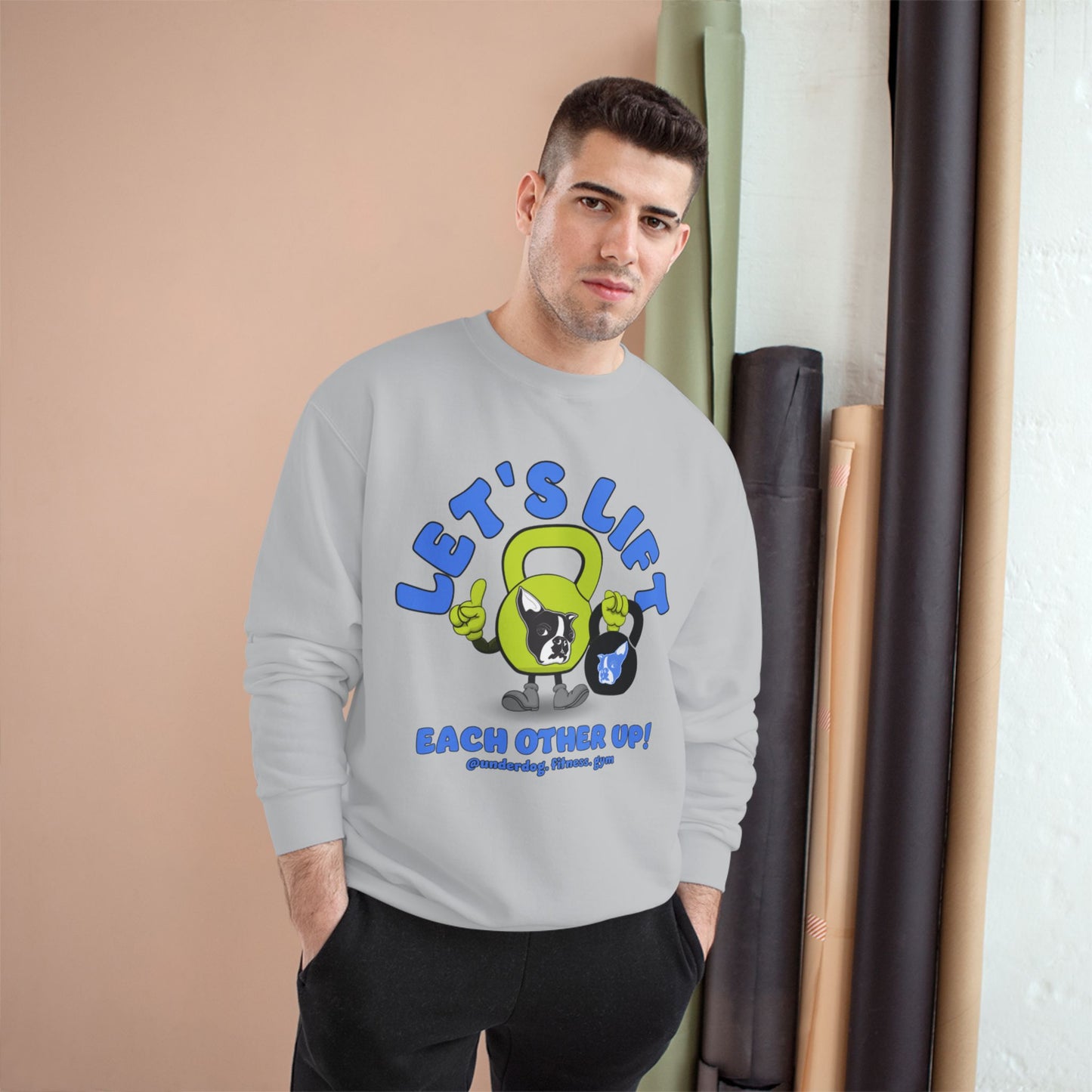 Let's Lift Each Other Up! Champion Crewneck