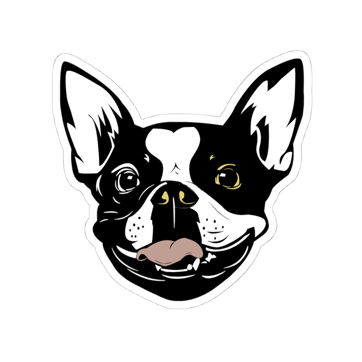 Finn Face Kiss-Cut Stickers