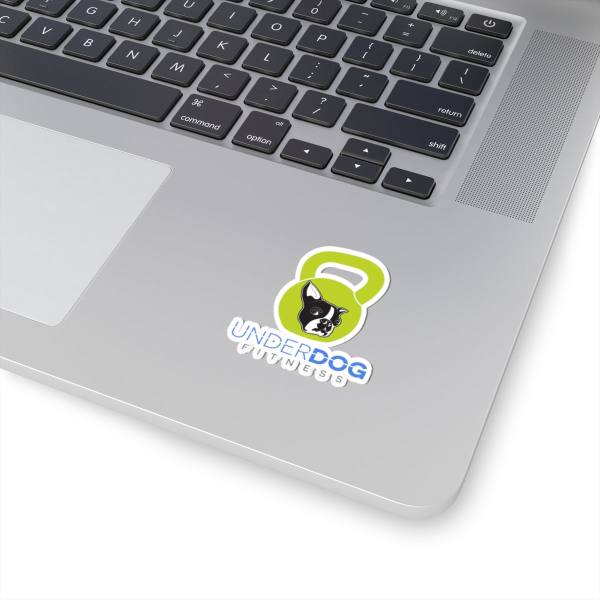 Underdog Kettlebell Kiss-Cut Stickers