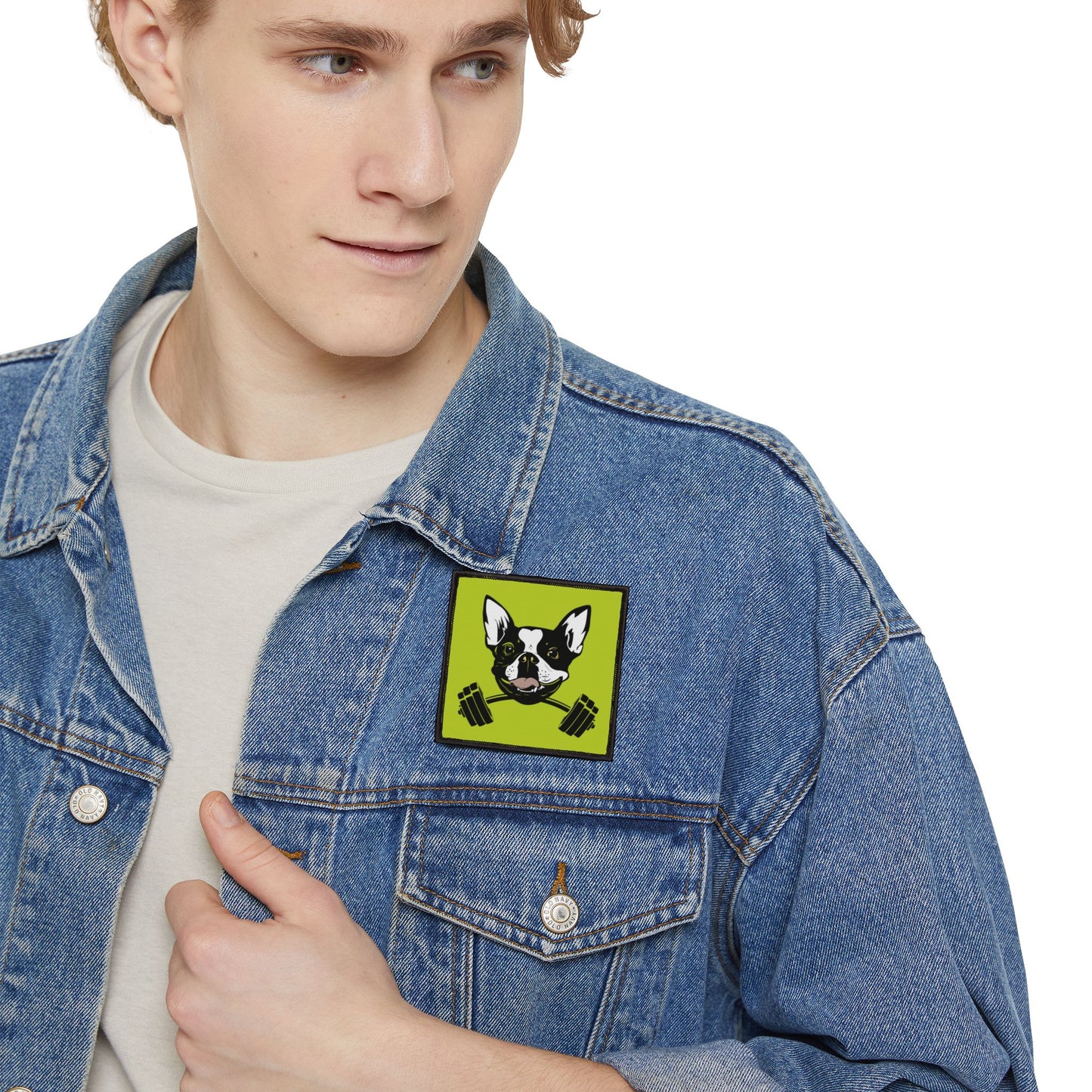 Finn Barbell Iron-On Patches