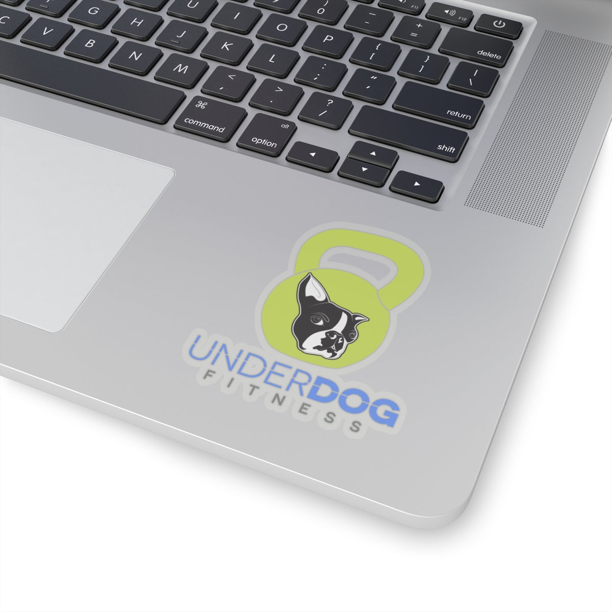 Underdog Kettlebell Kiss-Cut Stickers