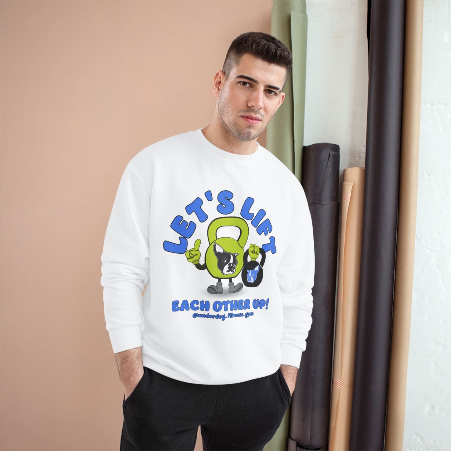 Let's Lift Each Other Up! Champion Crewneck