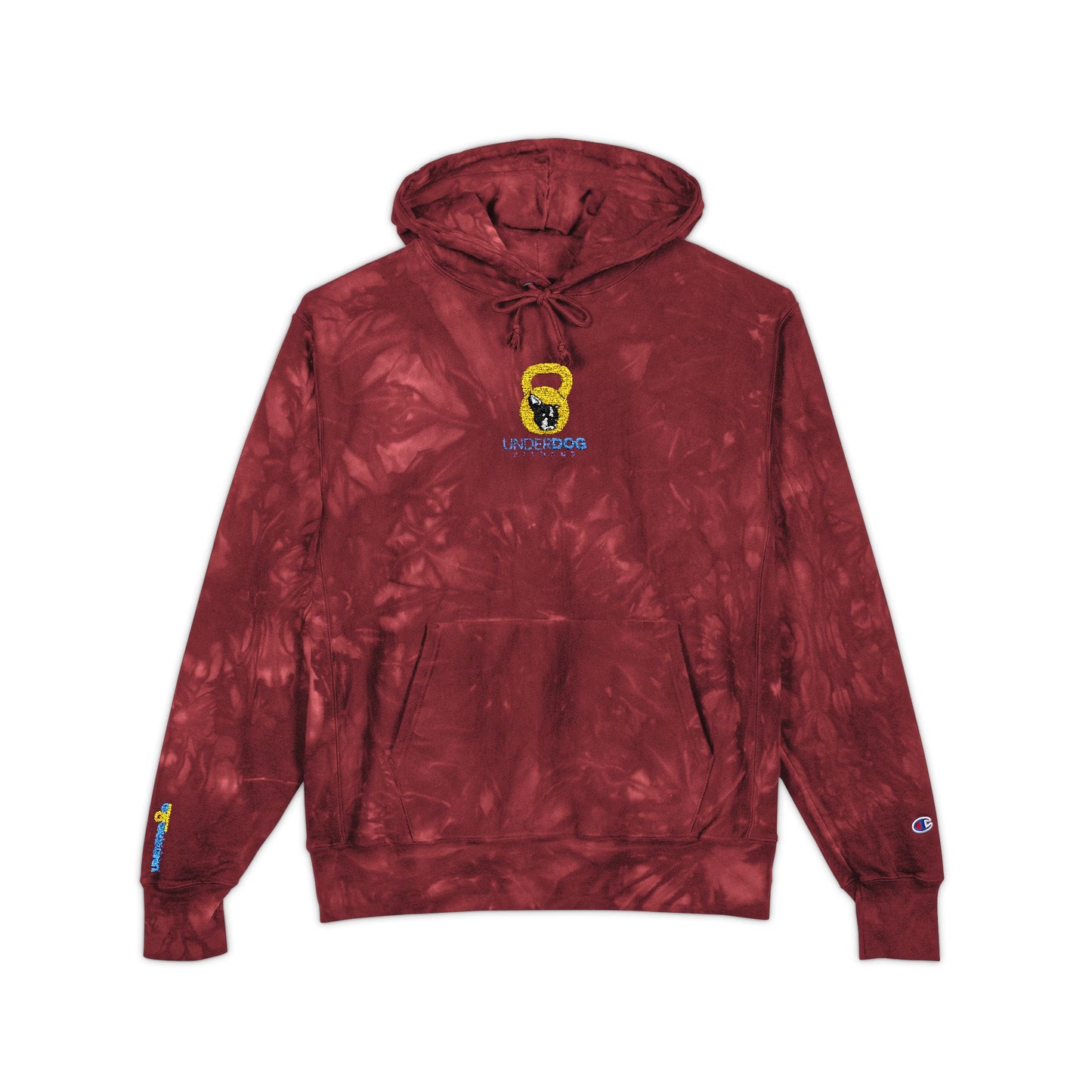 Unisex Champion Tie-Dye Hoodie (Embroidery)