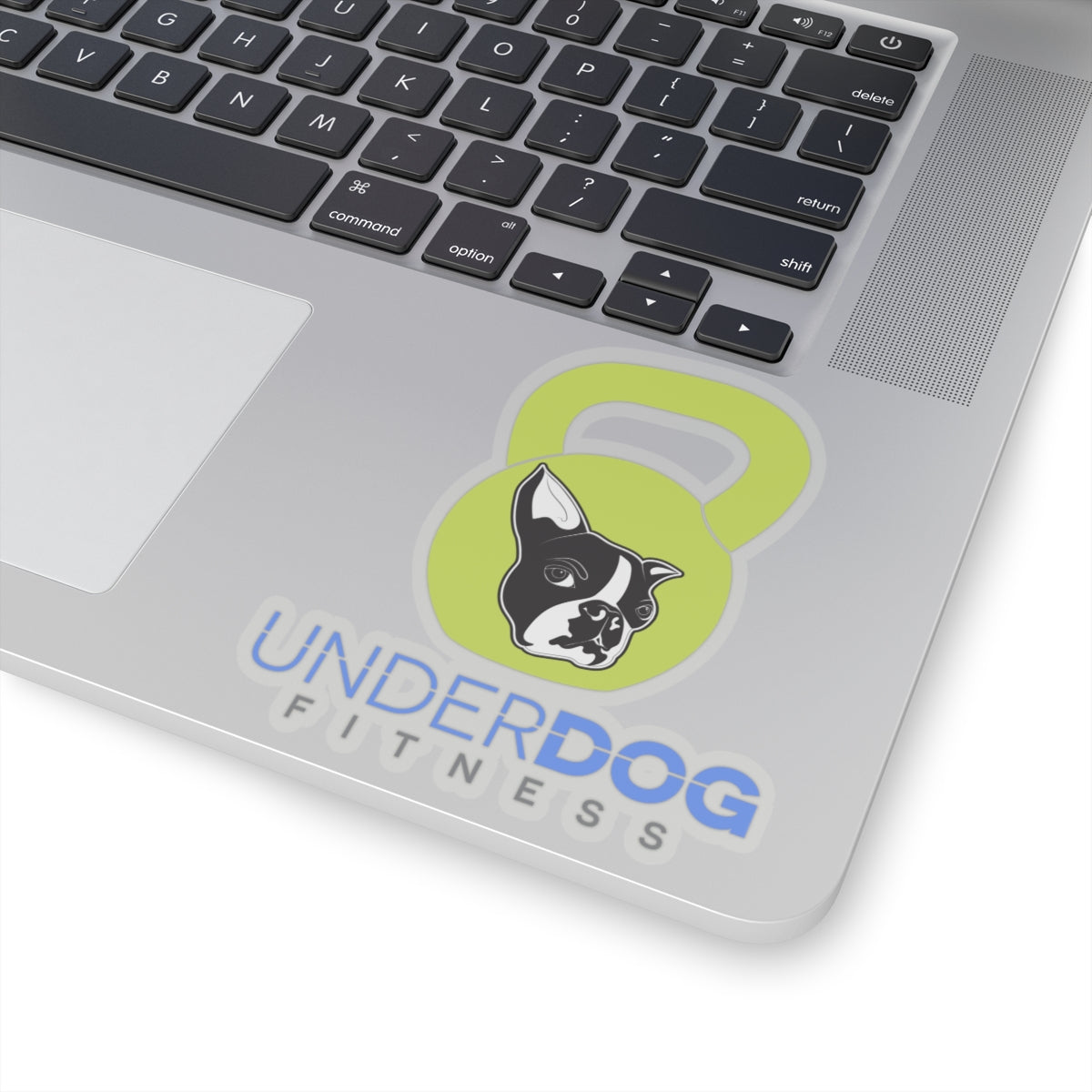 Underdog Kettlebell Kiss-Cut Stickers