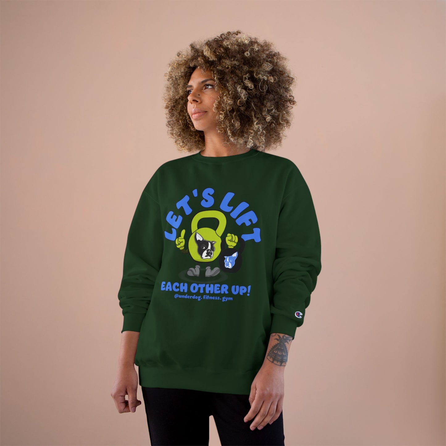 Let's Lift Each Other Up! Champion Crewneck