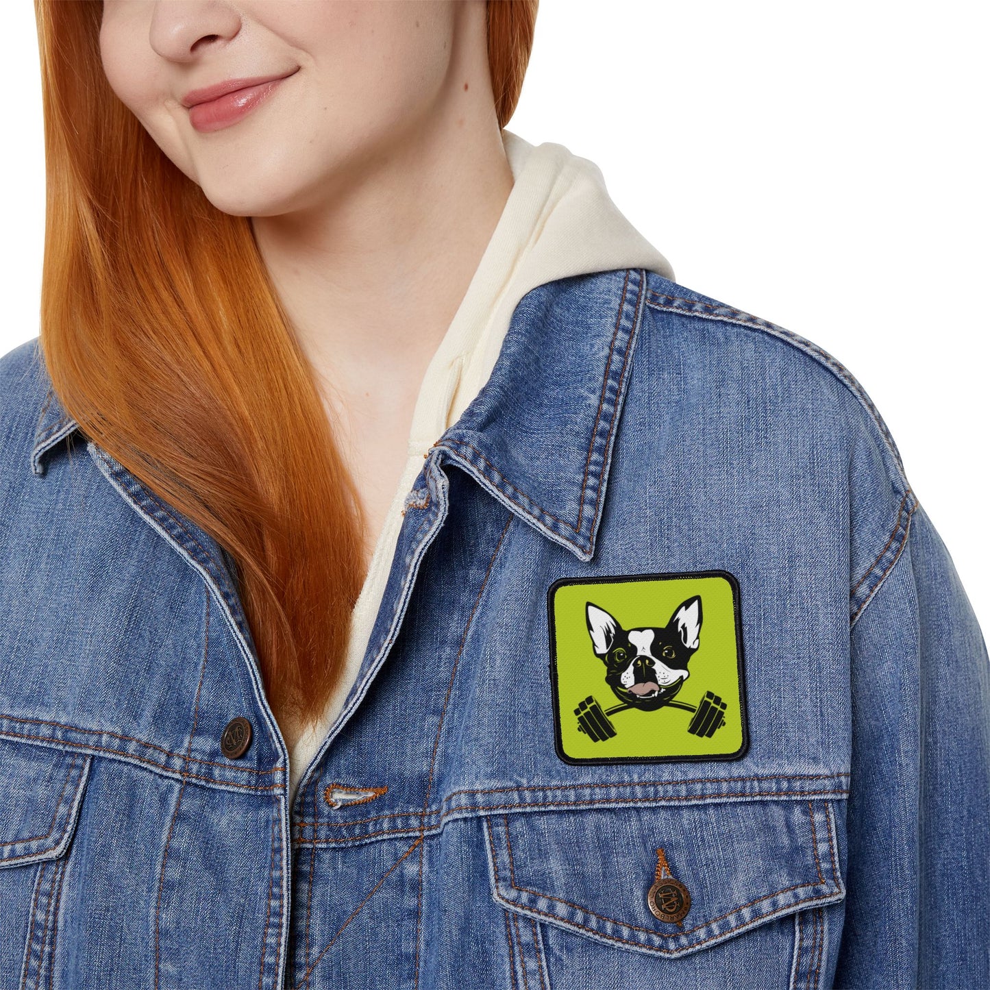 Finn Barbell Iron-On Patches