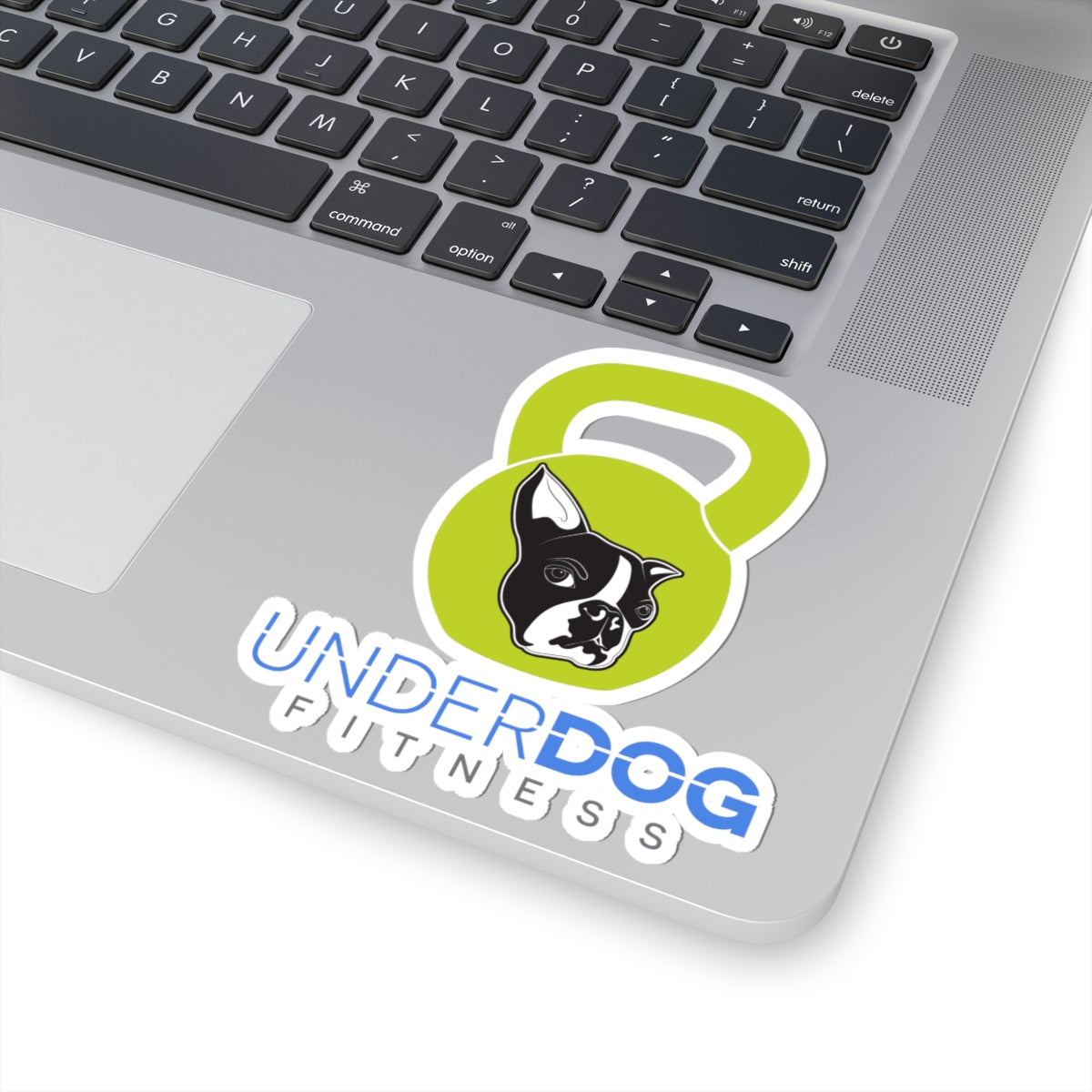 Underdog Kettlebell Kiss-Cut Stickers