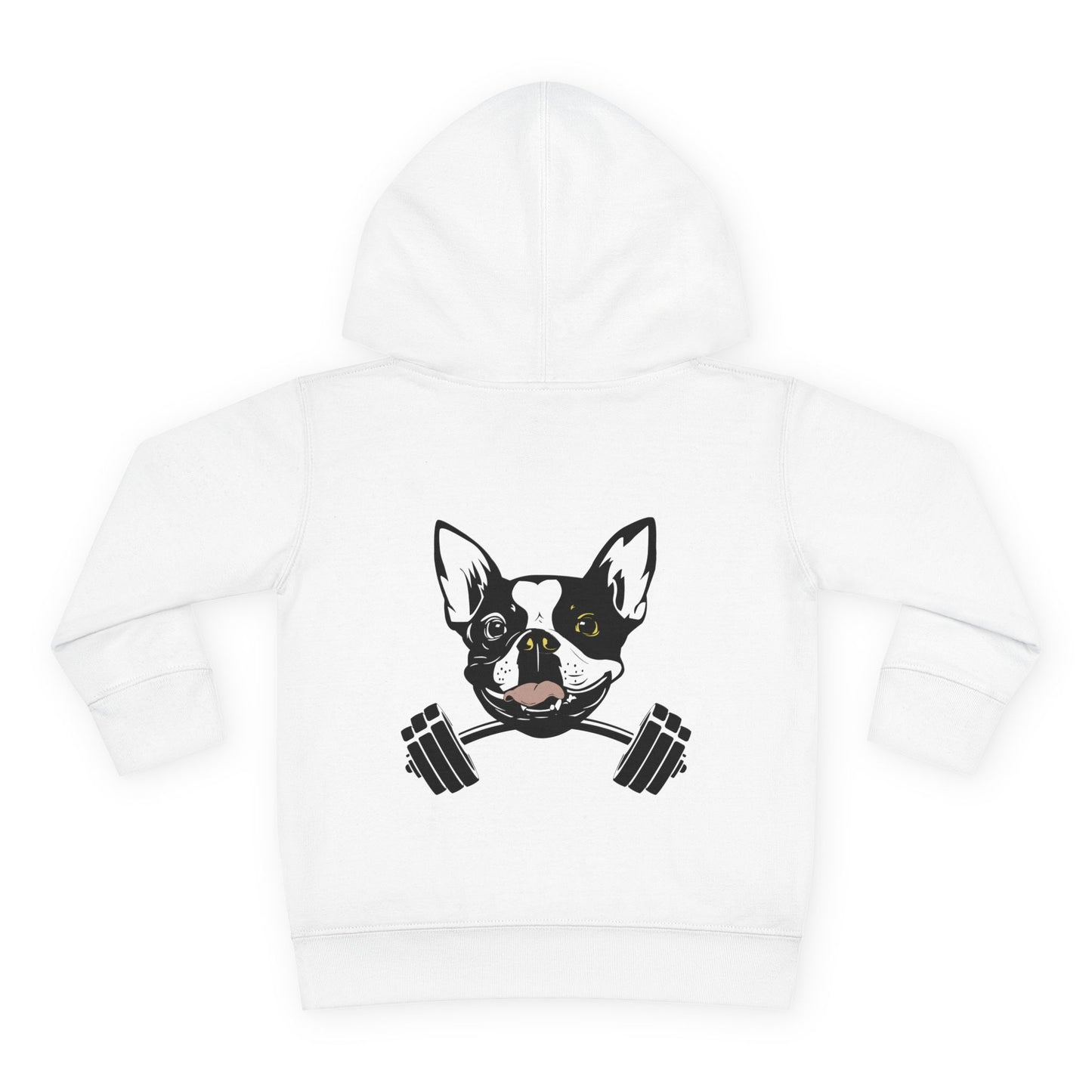 Double Logo Toddler Pullover Fleece Hoodie