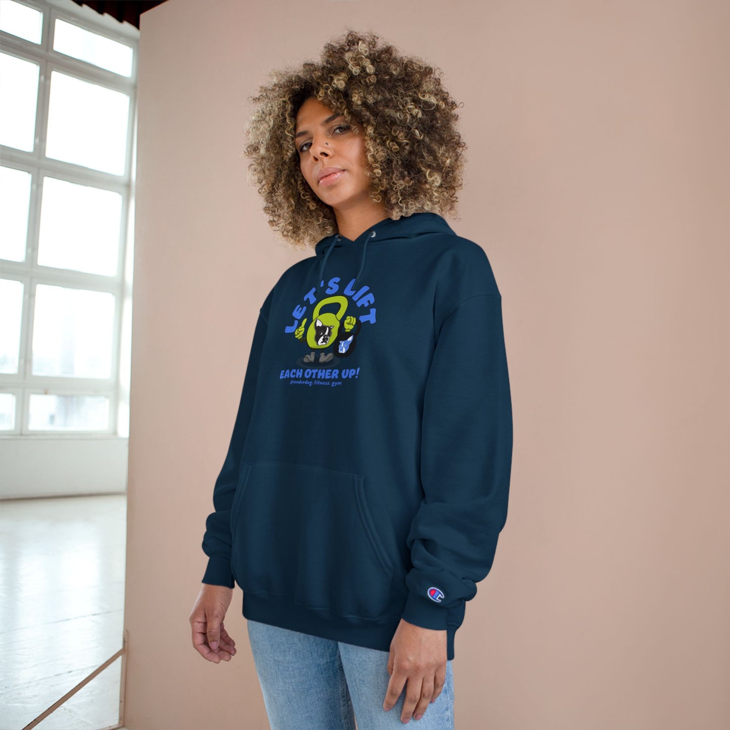 Let's Lift Each Other Up! Champion Hoodie