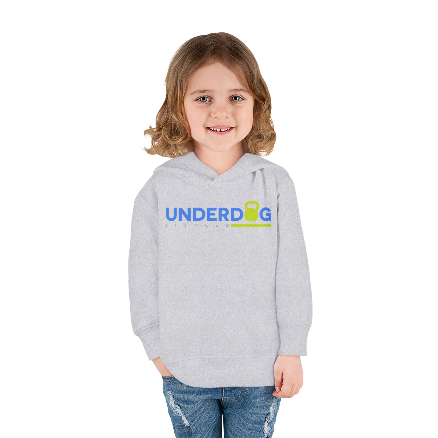 Double Logo Toddler Pullover Fleece Hoodie