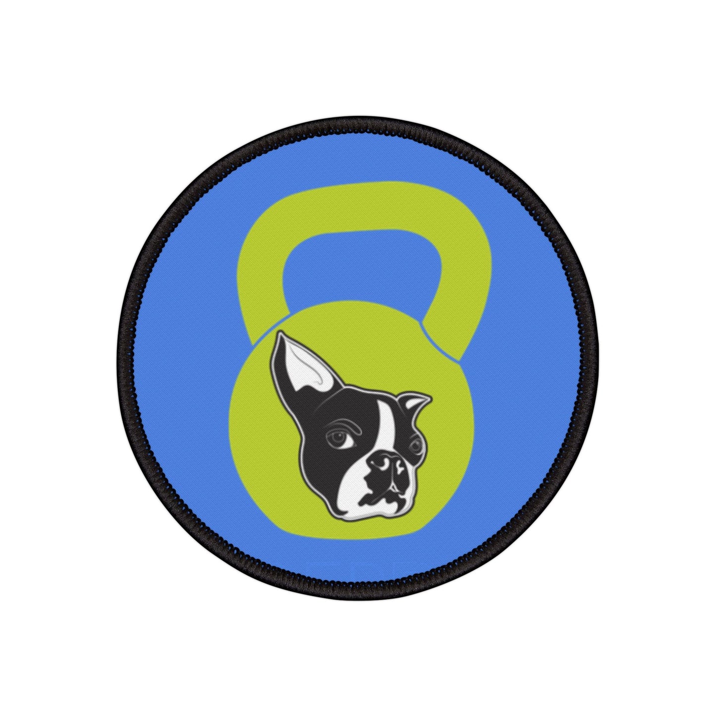 Kettlebell Iron-On Patches