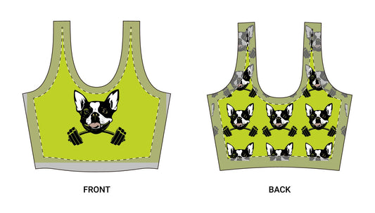 Volt Polyester Sports Bra (AOP)