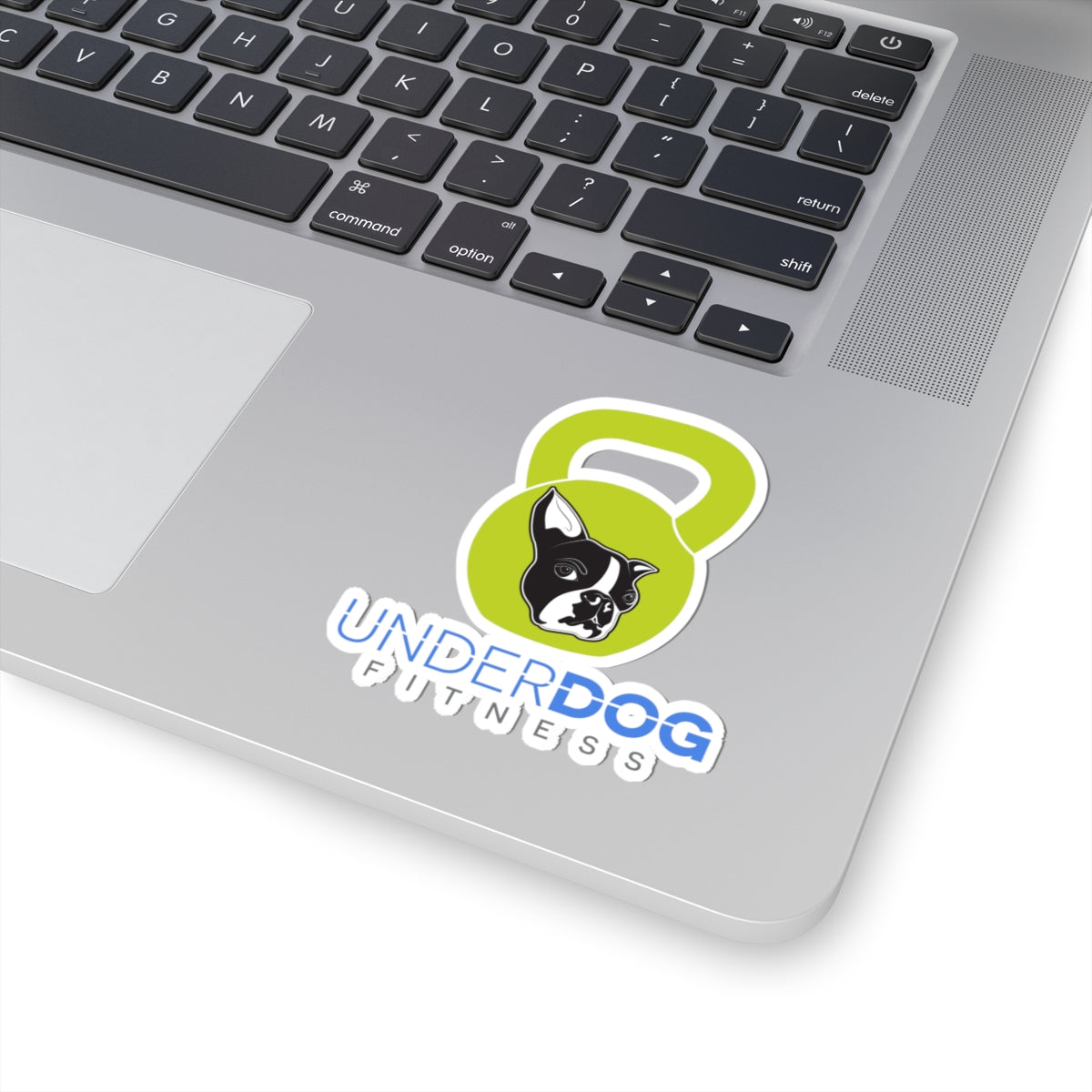 Underdog Kettlebell Kiss-Cut Stickers