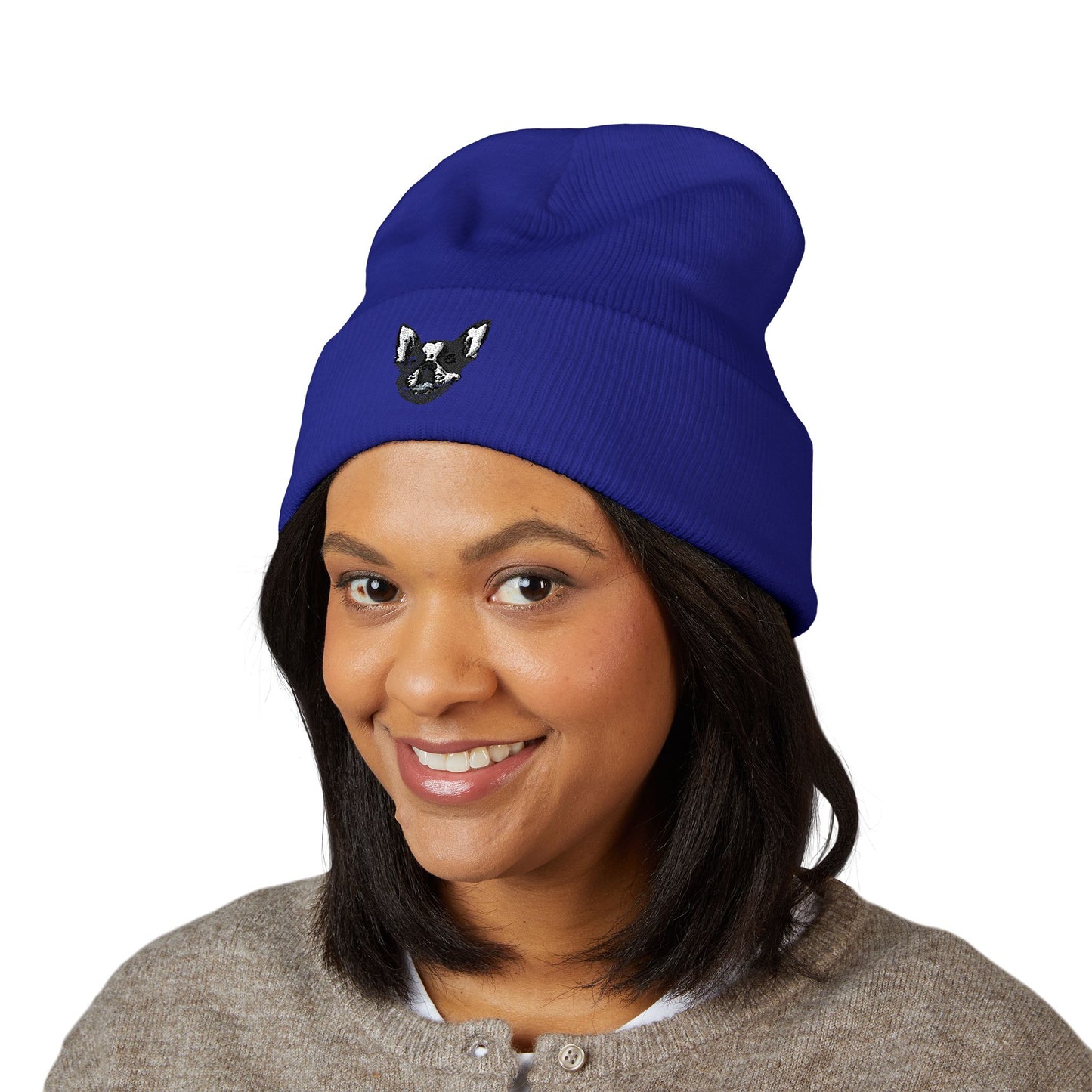 Finn Face Classic Cuffed Beanie (Embroidery)