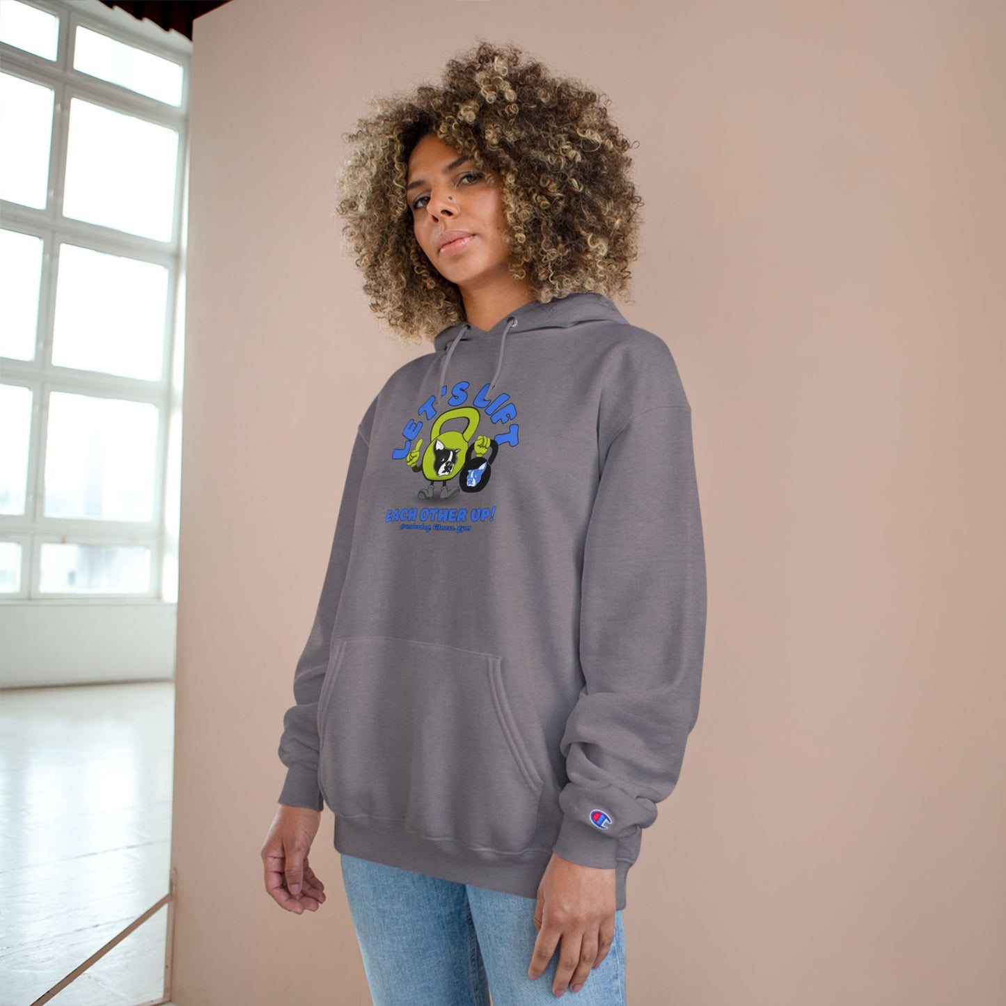 Let's Lift Each Other Up! Champion Hoodie