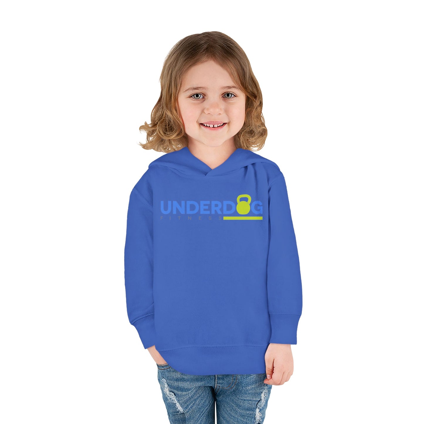 Double Logo Toddler Pullover Fleece Hoodie