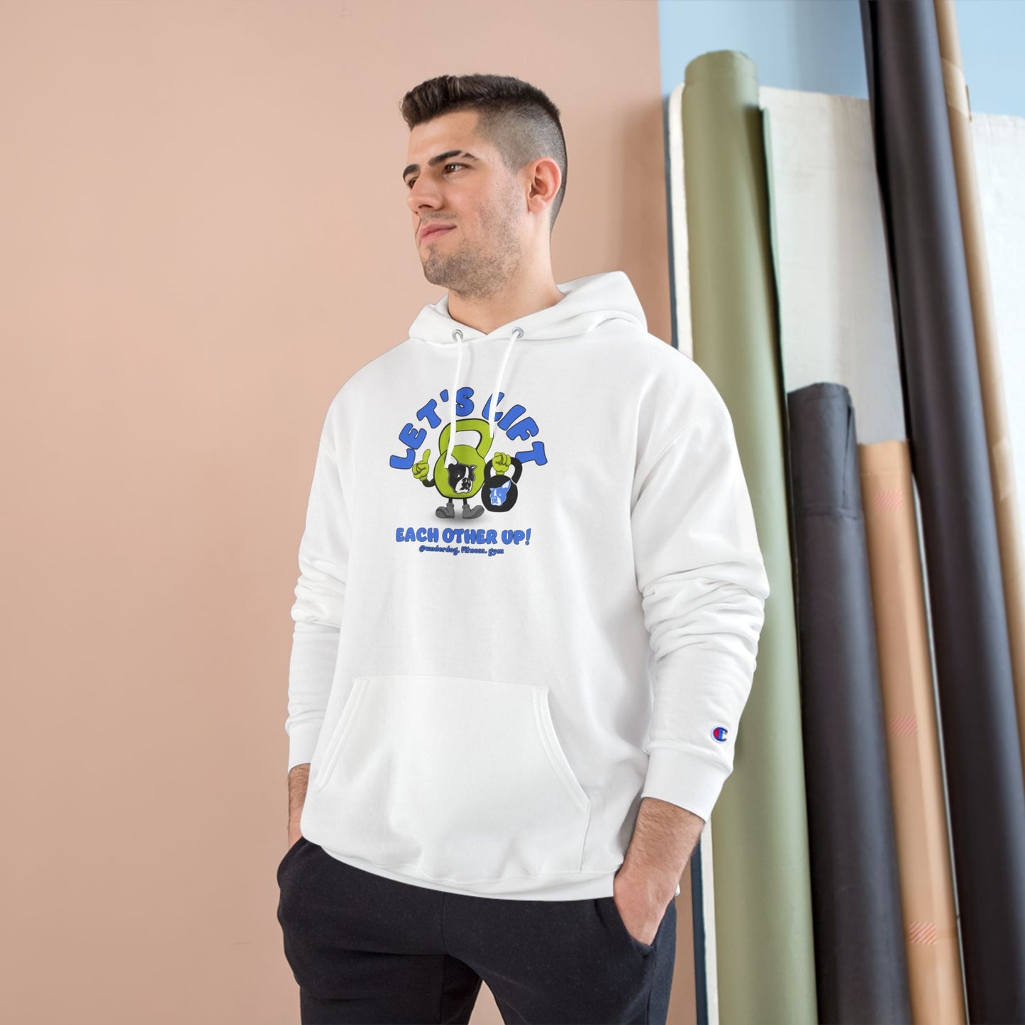 Let's Lift Each Other Up! Champion Hoodie